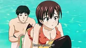 A Beauty with Big Breasts Loves Having Sex on the Beach on a Sunny Day