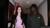 Russian pettite get destroied by first in her life BBC