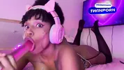 Naughty girl squirting and enjoying masturbation a lot