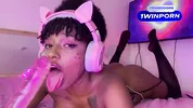 Naughty girl squirting and enjoying masturbation a lot
