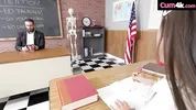 Lola Aiko Gets Her Pussy Filled With Cum In Detention