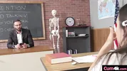 Lola Aiko Gets Her Pussy Filled With Cum In Detention