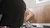 Lola Aiko Gets Her Pussy Filled With Cum In Detention