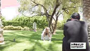 BTS - Petite Jesse Pony Gets Her Tits Out During A Photoshoot!