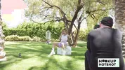 BTS - Petite Jesse Pony Gets Her Tits Out During A Photoshoot!