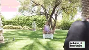 BTS - Petite Jesse Pony Gets Her Tits Out During A Photoshoot!