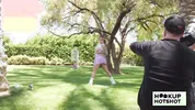 BTS - Petite Jesse Pony Gets Her Tits Out During A Photoshoot!
