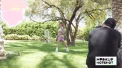 BTS - Petite Jesse Pony Gets Her Tits Out During A Photoshoot!