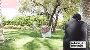 BTS - Petite Jesse Pony Gets Her Tits Out During A Photoshoot!