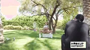 BTS - Petite Jesse Pony Gets Her Tits Out During A Photoshoot!