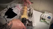 Busty Maid Gets Dirty with a Fuck Machine While Tidying Up