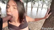 Beautiful Mexican woman gets fucked in the lake