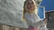 TUSHYRAW Tight Blonde Lexi Gets Double Penetrated