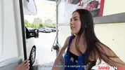 BangVan - Jennifer Mendez and Charlie Dean take their RV to a car wash, where they meet hardworking Vixie Rafi, who gives Charlie an detailed cleaning