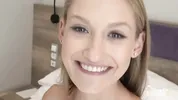 BENEFIT MONKEY: Tiffany Tatum eats my cock with her beautiful blue eyes