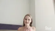 BENEFIT MONKEY: Tiffany Tatum eats my cock with her beautiful blue eyes