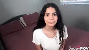 Pretty Brunette Angel Gostosa Pounded After Blowjob
