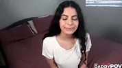 Pretty Brunette Angel Gostosa Pounded After Blowjob