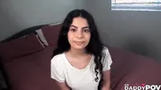 Pretty Brunette Angel Gostosa Pounded After Blowjob