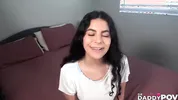 Pretty Brunette Angel Gostosa Pounded After Blowjob