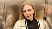 I MET A FORMER CLASSMATE IN THE ELEVATOR AND SHE JUMPED ON MY DICK