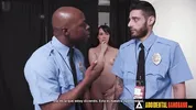 ACCIDENTAL GANGBANG - Hot Whitney Wright Gets Gangbanged By Airport Security FRENCH SUBTITLES
