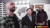 ACCIDENTAL GANGBANG - Hot Whitney Wright Gets Gangbanged By Airport Security FRENCH SUBTITLES