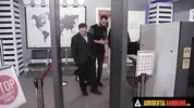 ACCIDENTAL GANGBANG - Hot Whitney Wright Gets Gangbanged By Airport Security FRENCH SUBTITLES