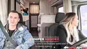 BangVan - Wannabe model Olivia Sparkle ditches jealous boyfriend for an RV ride!