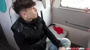 BangVan - Wannabe model Olivia Sparkle ditches jealous boyfriend for an RV ride!