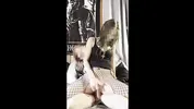Goth Girl In Fishnets Uses Twink Boyfriends Cock To Please Herself