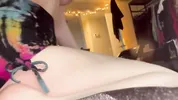 Teen Witch Humps Her Pillow Till She Cums In Her Booty Shorts