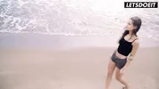 Hungarian Beauty Tiffany Tatum Public Beach Sex with Kevin White - LATINA MILF