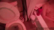 Free USE Step Sister Services Step Brother While She Takes A Bath - Dahlia Red