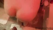 Free USE Step Sister Services Step Brother While She Takes A Bath - Dahlia Red