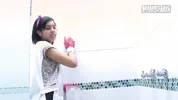Big Ass Latina in Pink Gloves Gets Fucked Doggy in the Shower She Just Cleaned