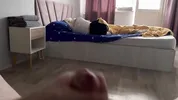 I fucked my best friend's wife's holes hard while he was in the store