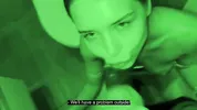 Risky Public Sex in Toilet During Party. Slave girl Licked Toilet Bowl