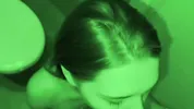 Risky Public Sex in Toilet During Party. Slave girl Licked Toilet Bowl