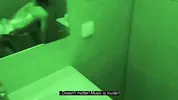 Risky Public Sex in Toilet During Party. Slave girl Licked Toilet Bowl
