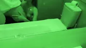 Risky Public Sex in Toilet During Party. Slave girl Licked Toilet Bowl