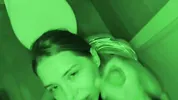 Risky Public Sex in Toilet During Party. Slave girl Licked Toilet Bowl