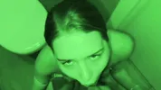 Risky Public Sex in Toilet During Party. Slave girl Licked Toilet Bowl