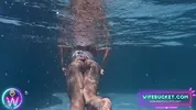 Amateur MILFs by Wifebucket - Our underwater vacation sex