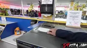 Ebony Goddess Destiny Mira's Steamy Laundromat Hookup wt MASSIVE Tool
