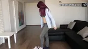 cute tiny 18 year girl does porn casting