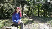 cute tiny 18 year girl does porn casting
