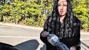 Car Breakdown! Lustful Student Repays Rescuer... (Blowjob and Wild Sex)