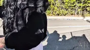 Car Breakdown! Lustful Student Repays Rescuer... (Blowjob and Wild Sex)