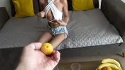 Bi threesome - two guys invited a slut to an afterparty to fuck